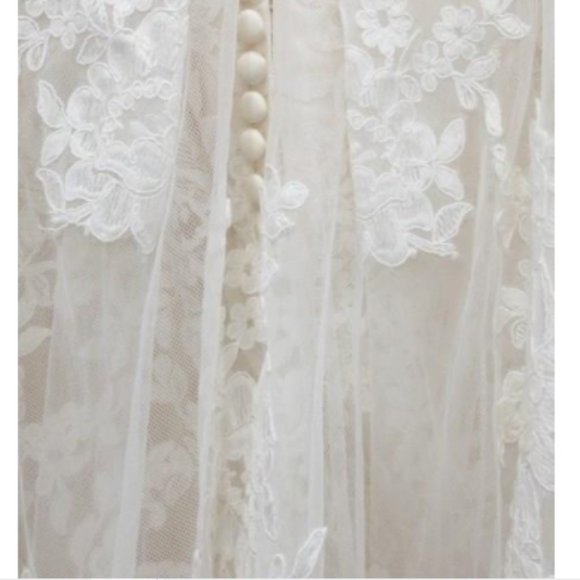 Ivory & Light Gold Dennis Basso Gown Designed for Kleinfeld - Picture 12 of 17